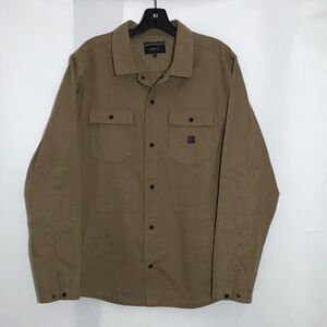 Roark Hebrides Unlined Jacket Fossil Color Size Medium Organic Cotton Canvas